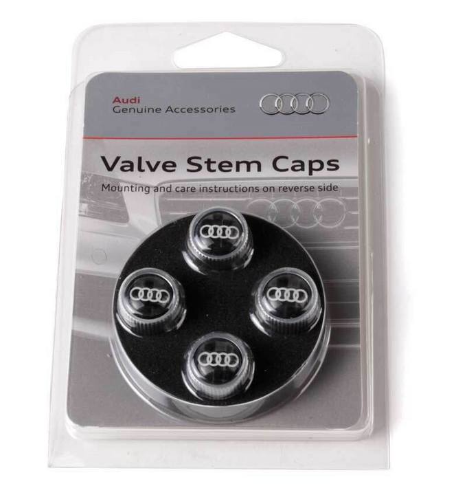 Audi Tire Valve Stem Cap Set (Audi Rings) ZAW071215